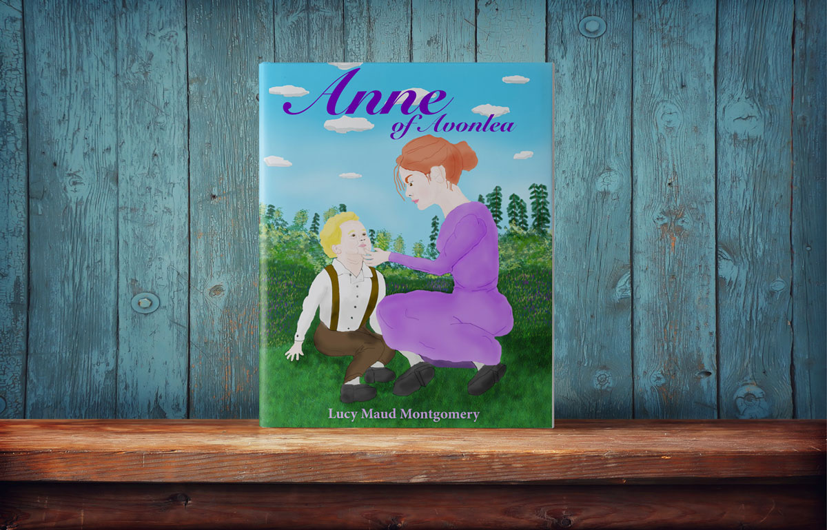 Anne of Avonlea Book Cover Illustration 